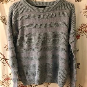 F21 Chunky Blue Sweater